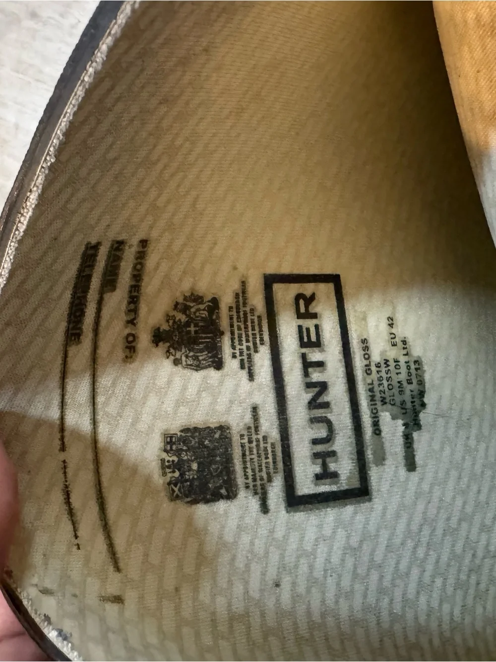 Hunter Original Tall Black Rain Boots - Women’s